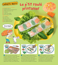 Téléchargez la recette du p’tit roulé printanier - Les Belles Histoires, mars 2017. Recette : Anne Chiumino (conception et réalisation). Photos : Benoit Teillet. Illustrations : Magali Clavelet.