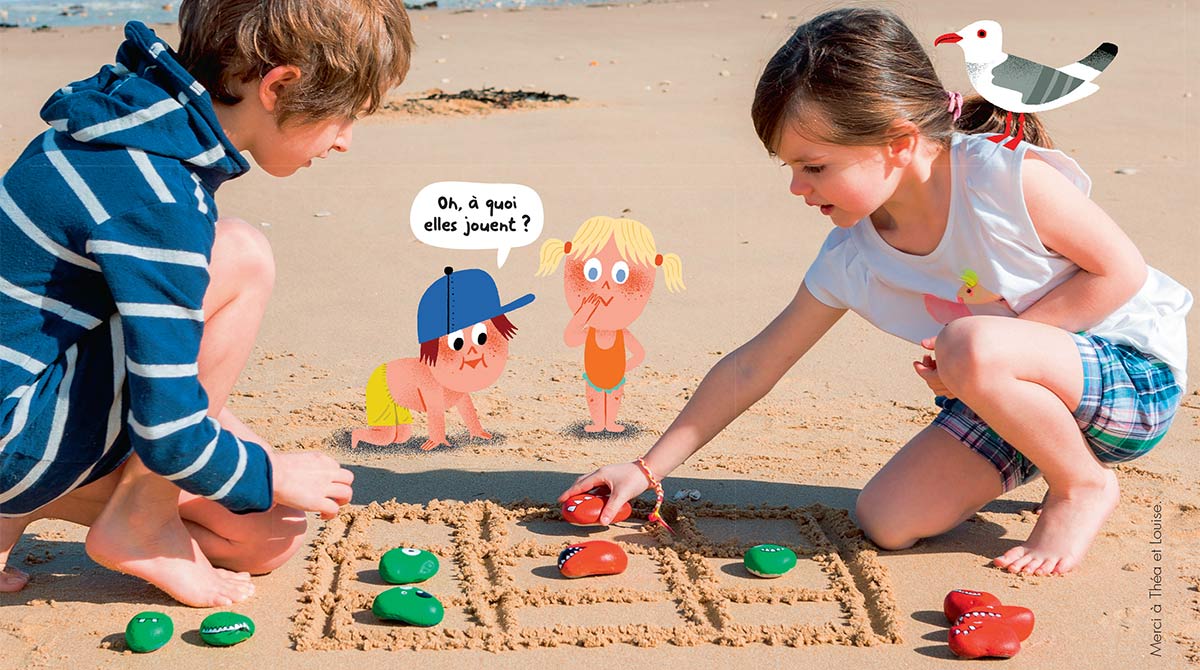 Bricolage enfant : le jeu de plage “1, 2, 3, gagné”