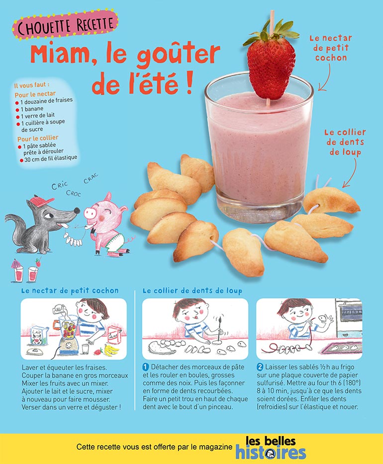 Recette pour enfant - Les Belles Histoires