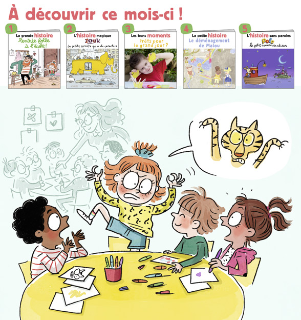 Sommaire du magazine Les Belles Histoires n°585, septembre 2021.