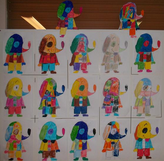 Les coloriages des enfants de l’école de Saint-Fargeau !