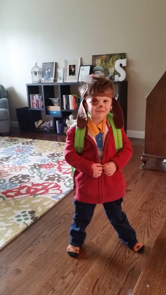 Incroyable ! Merci à Kristin Smith des Etats-Unis pour cette superbe photo de son fils déguisé en Polo !