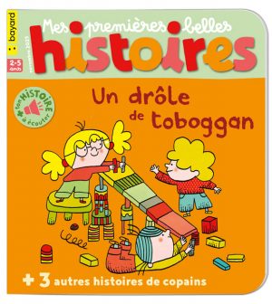 Couverture du magazine Mes premières Belles Histoires n°276, novembre 2023 - Un drôle de toboggan