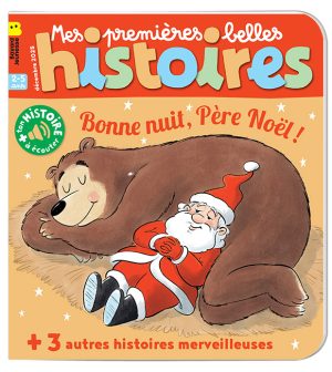 Couverture du magazine Mes premières Belles Histoires n°301, décembre 2025 - Bonne nuit, Père Noël !